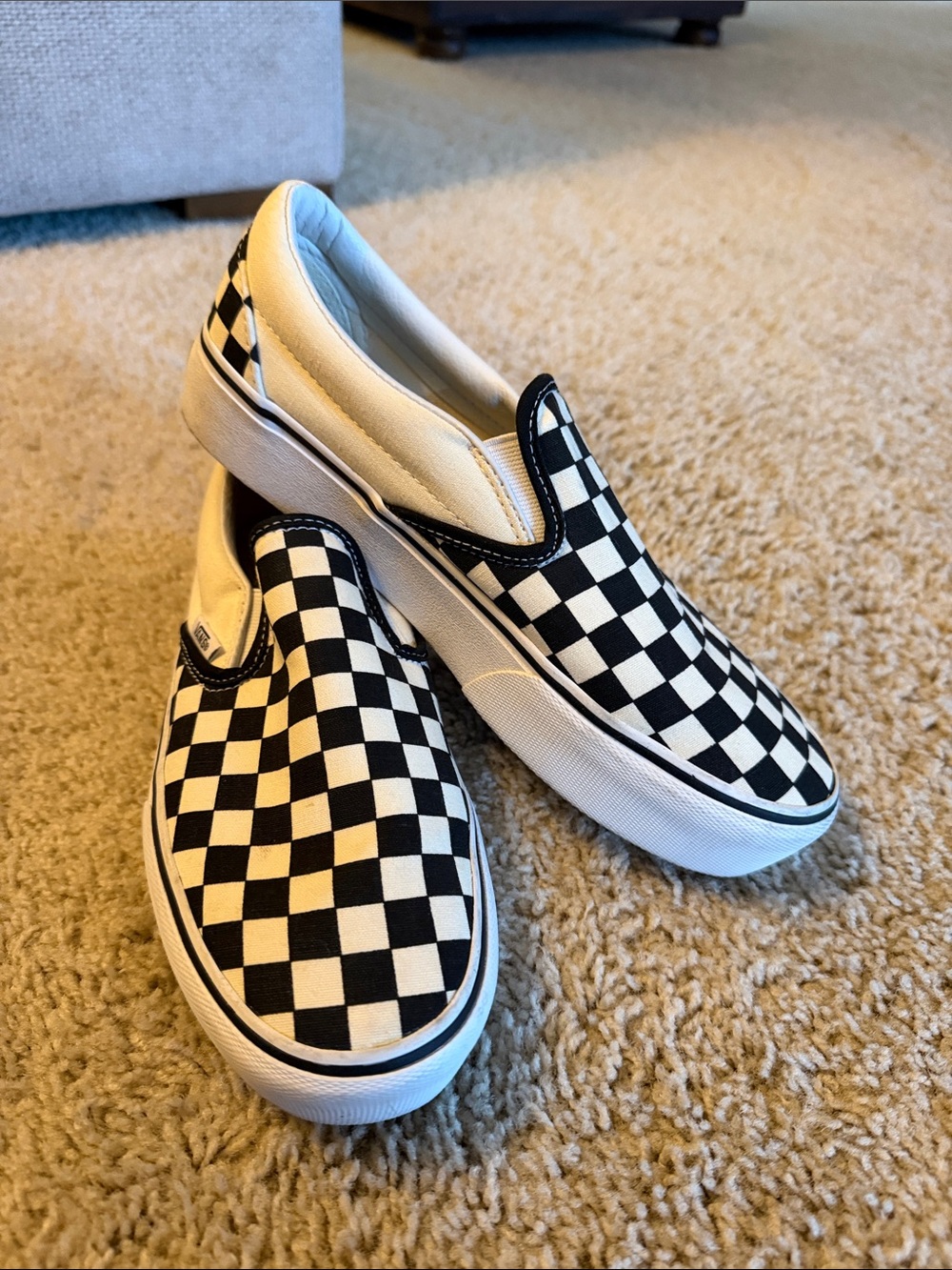 Vans Slip-On Stackform, Checkerboard Black/Classic Men 7.5 Women 9 - Picture 6 of 7